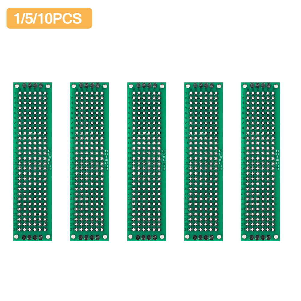 Pcb Etching Kit - 1/5/10PCS 2*8CM Double Sided PCB Soldering