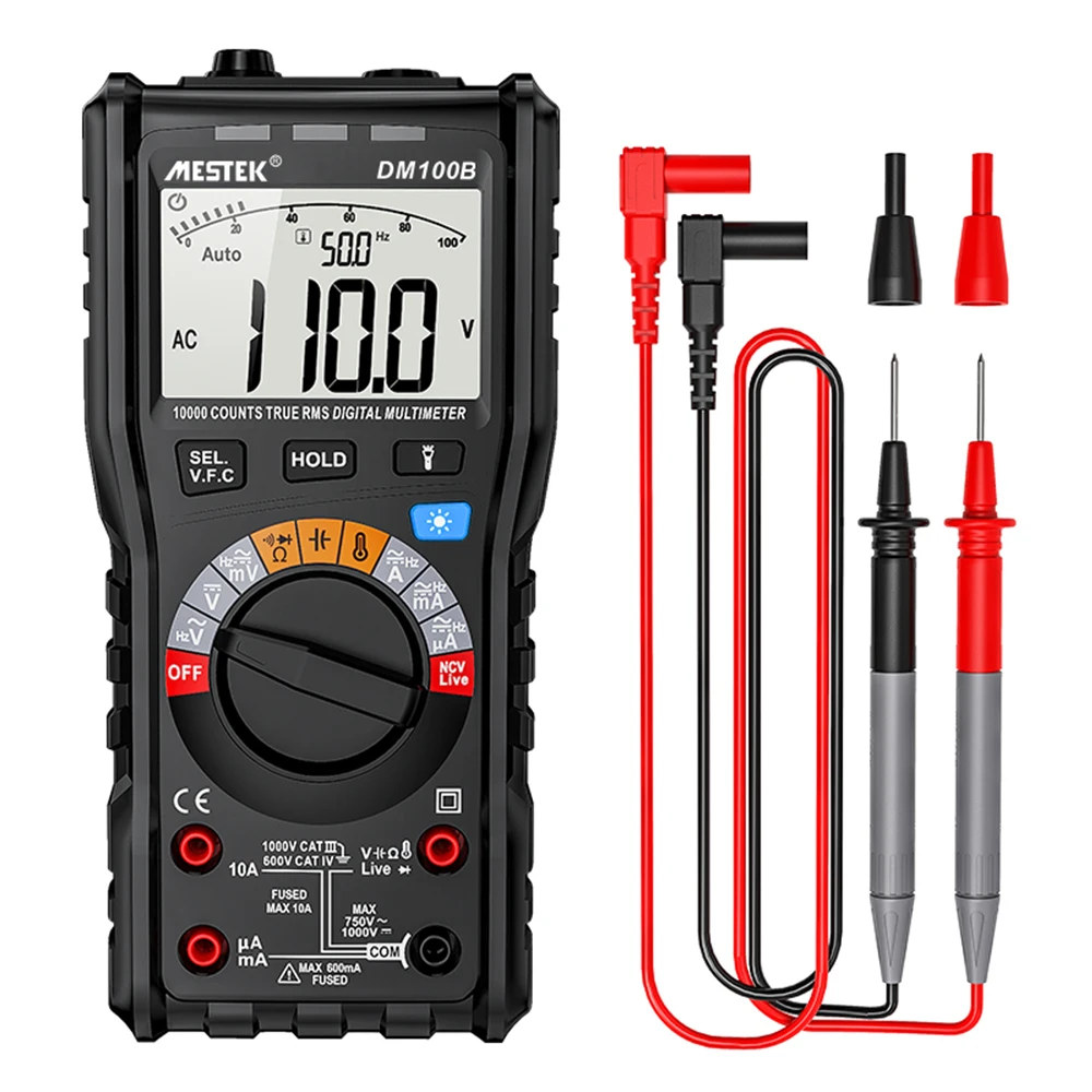 Multimeter Digital - Smart Digital Multimeter Mestek DM100B DC