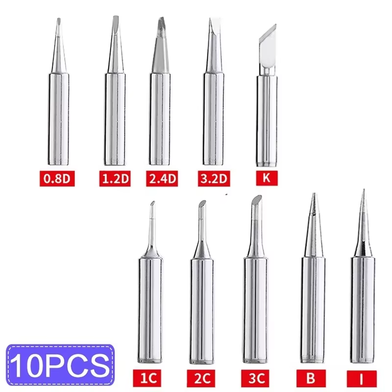 Diy Electronics Lab - 5Pcs/10Pcs 900M-T Soldering Iron Tips Pure