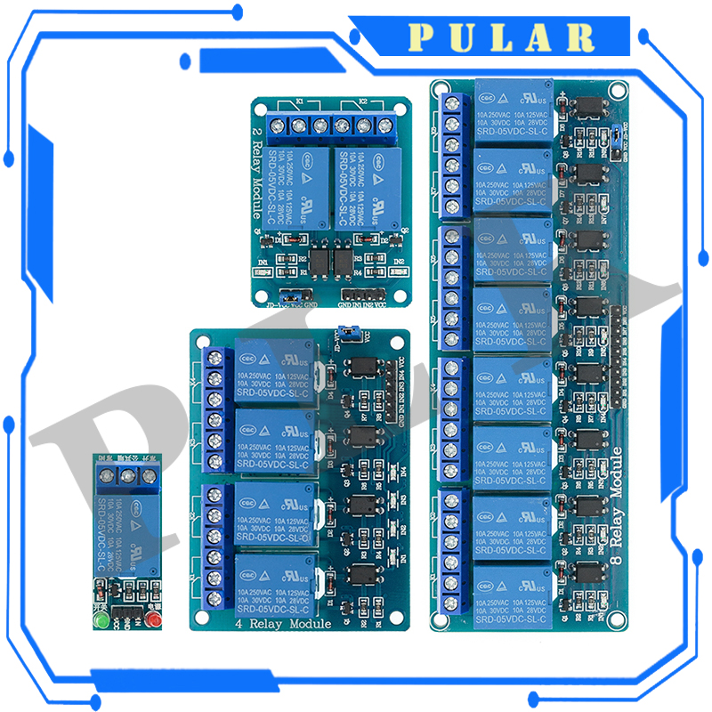 Relay Module 5V - 1Pc PLR 5v 1 2 4