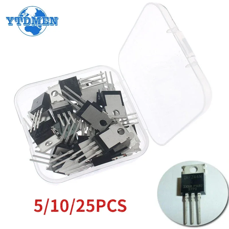 Mosfet Transistor Set - 5/10/25PCS Mosfet IRFZ44N TO220 Transistor Kit