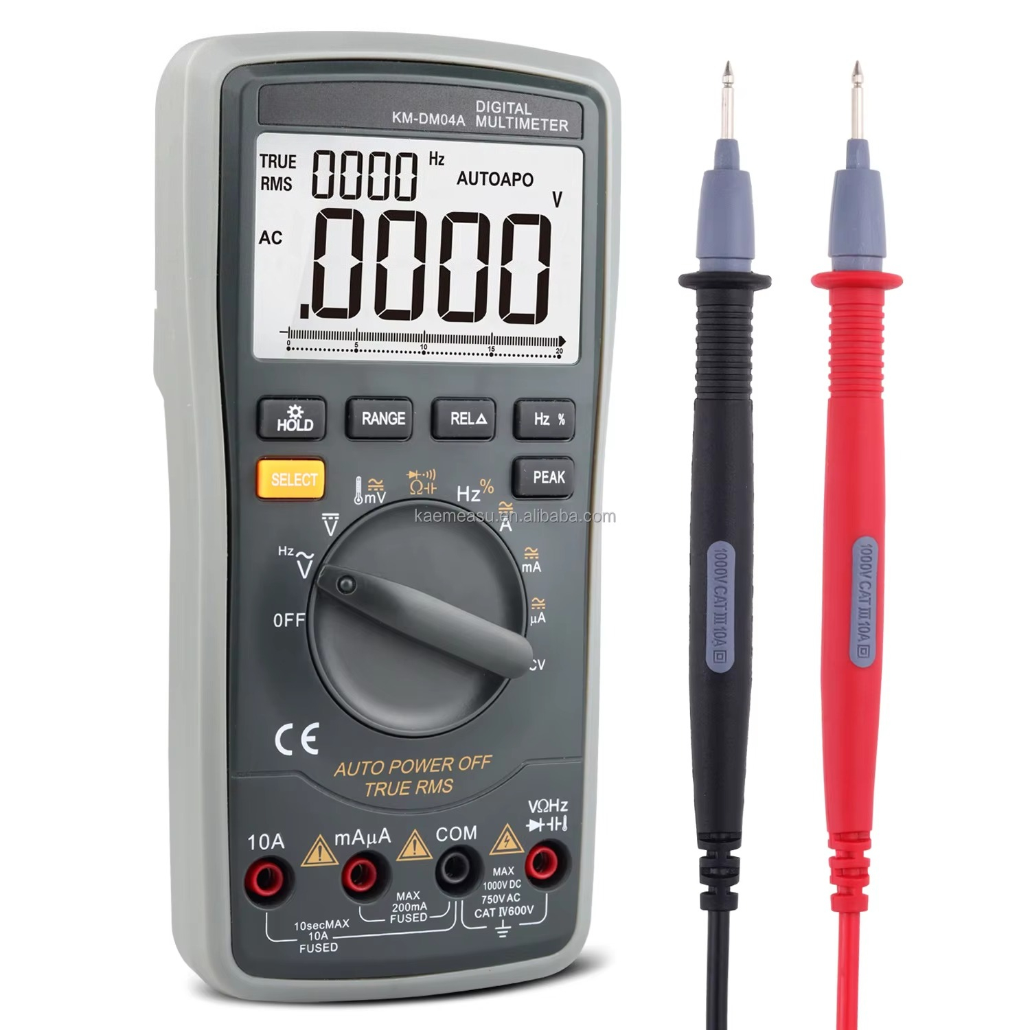 Multimeter Digital - 04A Clamp Meter AC DC Digital