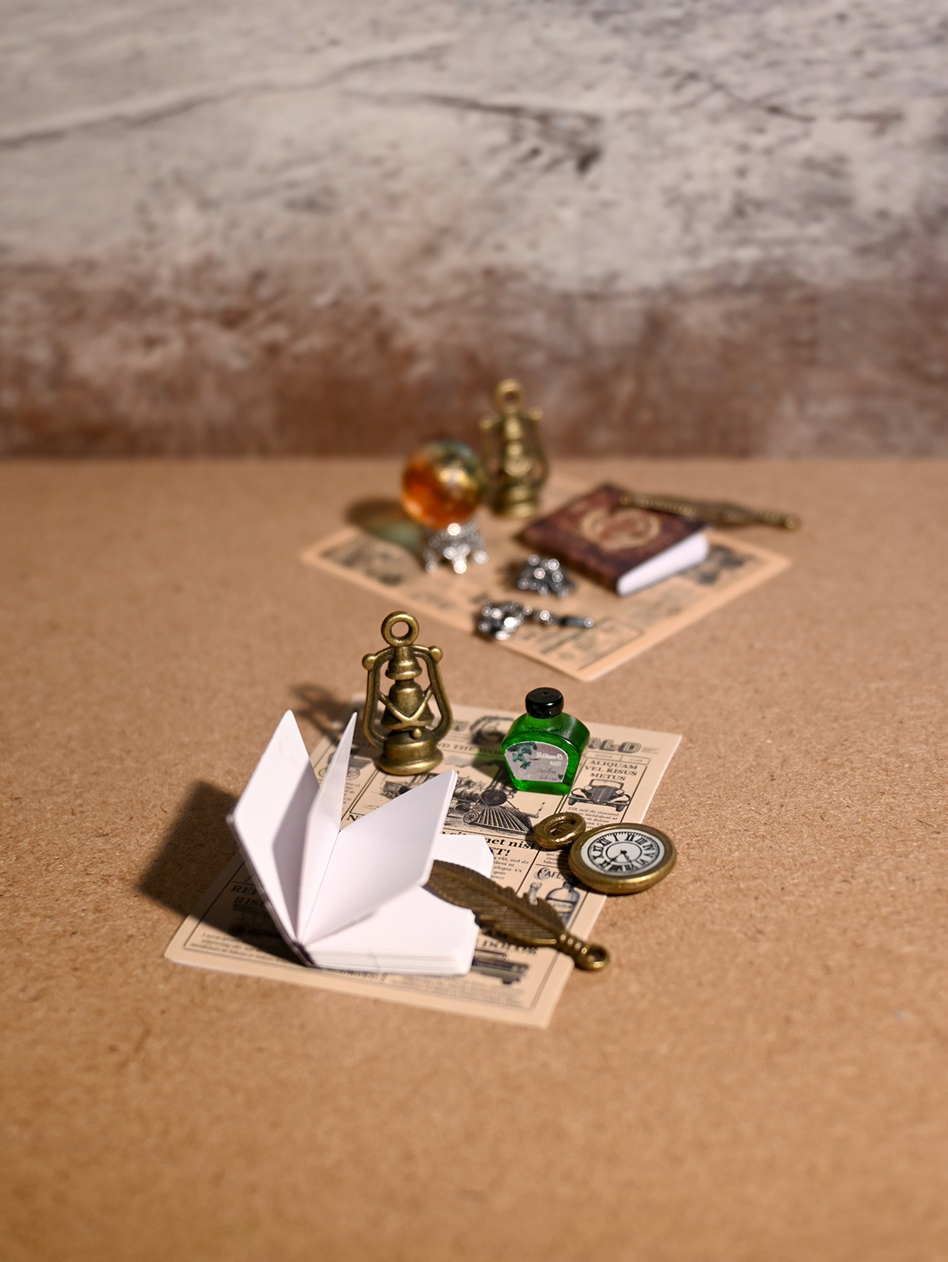 Diy Electronics Housing - Miniature Replica Magic Vintage Book Set,