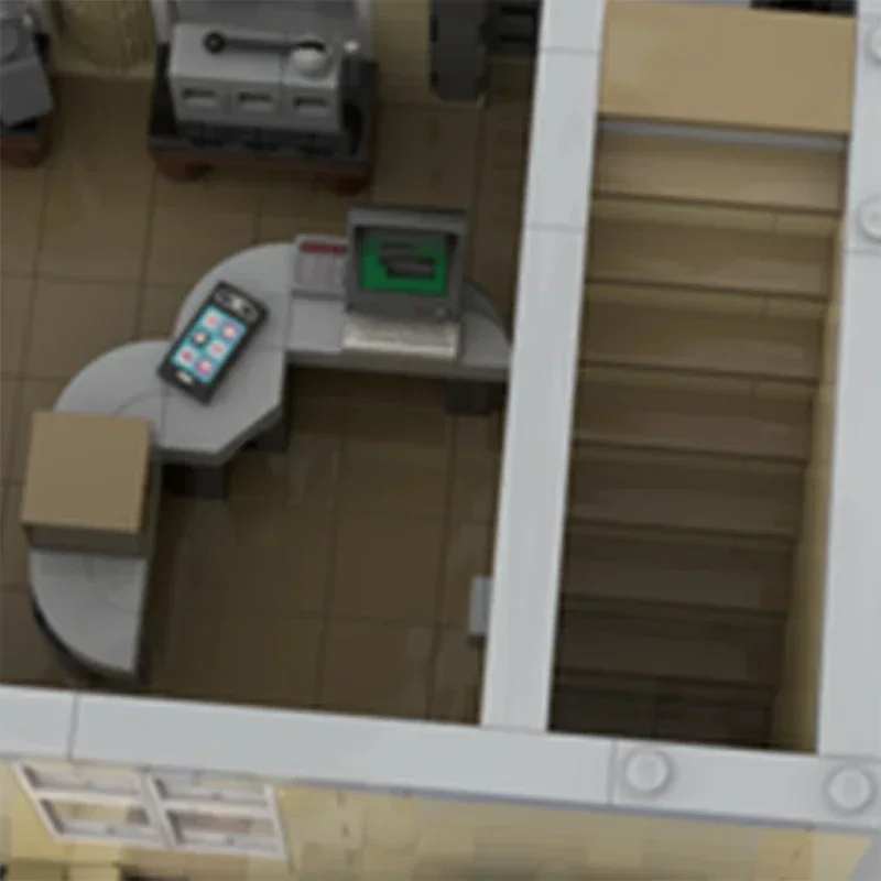Diy Electronics Stores - Moc Building Blocks Street View Model