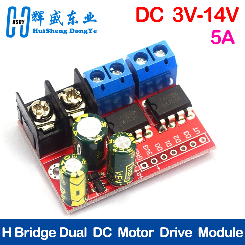 L298N Motor Driver - H Bridge Remote Control 5A 3V-14V