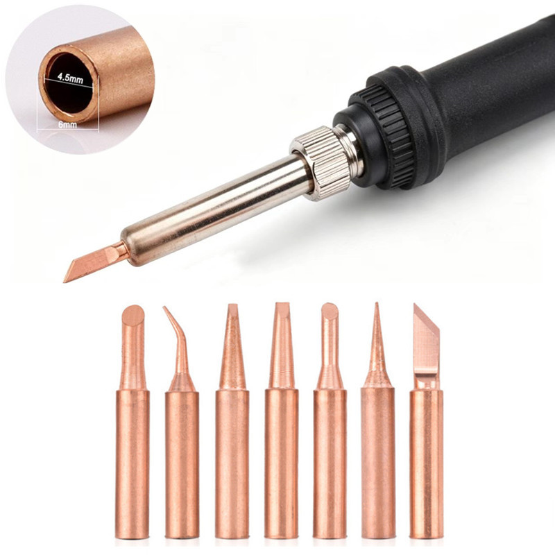 5Pcs Pure Copper Soldering Iro – обзор и цена Diy Electronics Bench