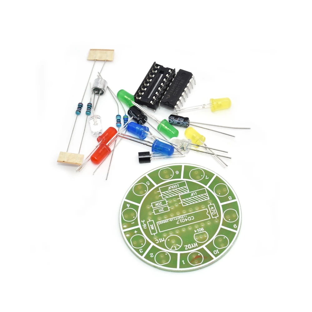 CD4017 colorful voice control  – обзор и цена Diy Electronics Lab