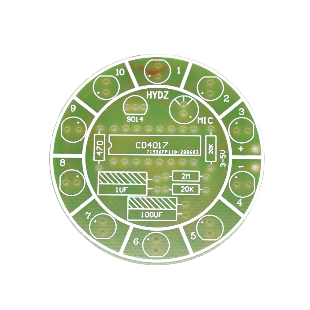 CD4017 colorful voice control  – обзор и цена Diy Electronics Lab
