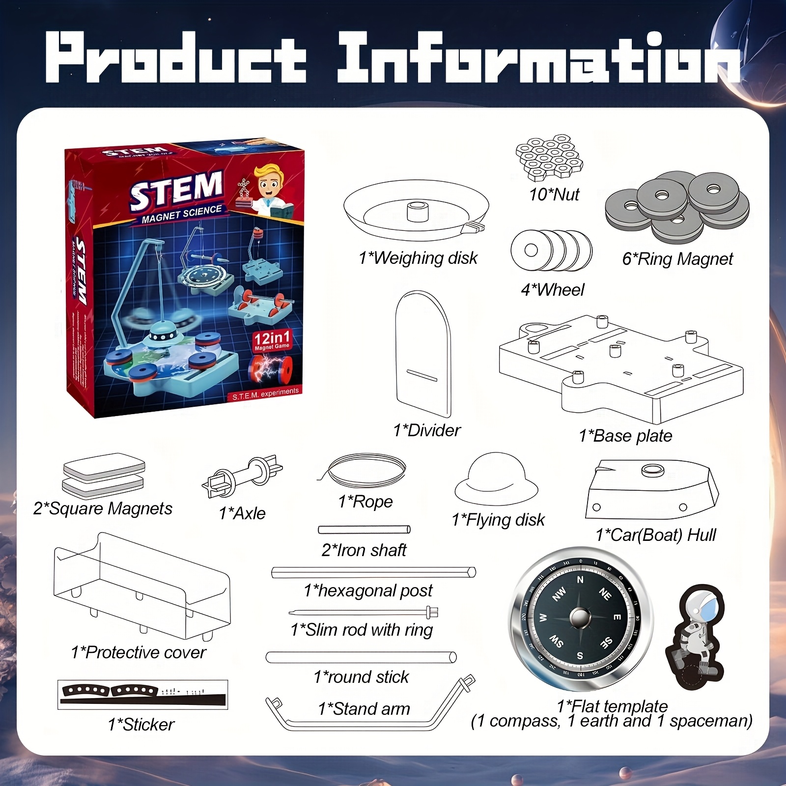 STEM Physics Kit – 12-in-1 Ant – обзор и цена Diy Electronics For Kids