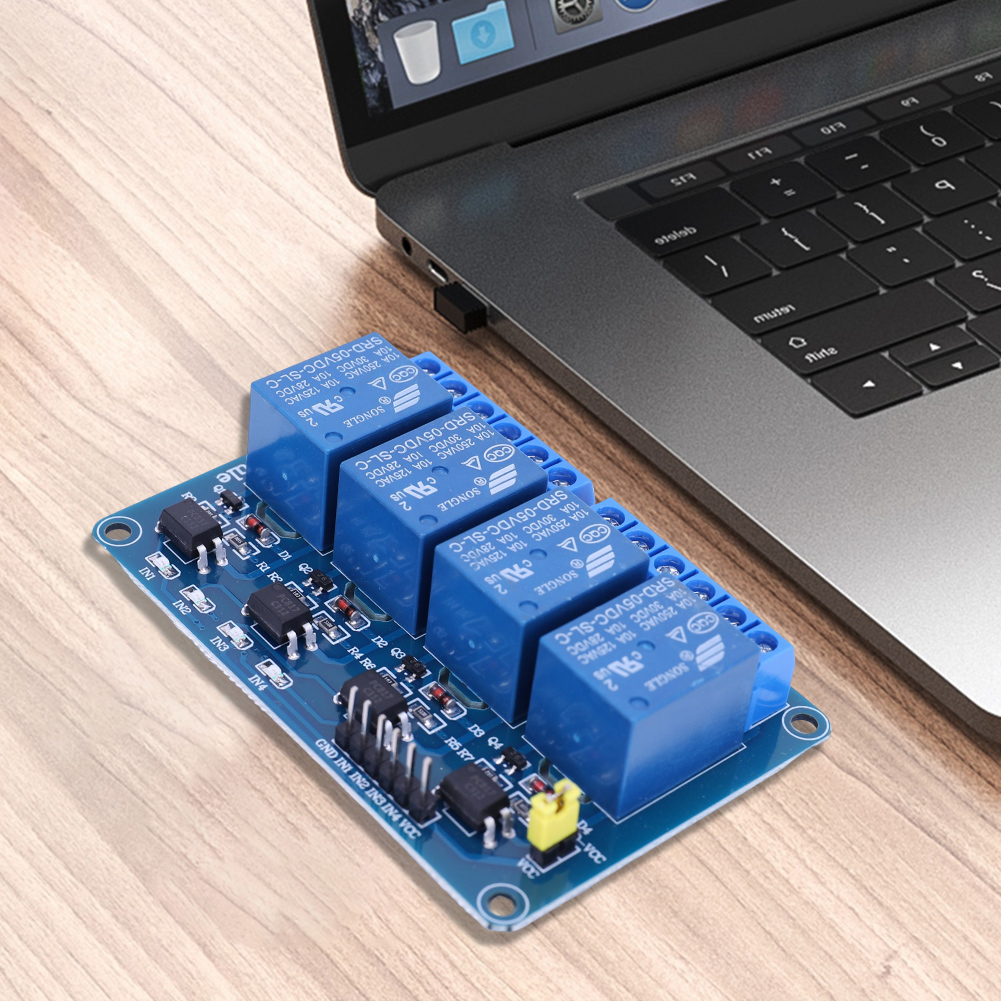 5V 12V 4 Channel Relay Board w – обзор и цена Relay Module 5V