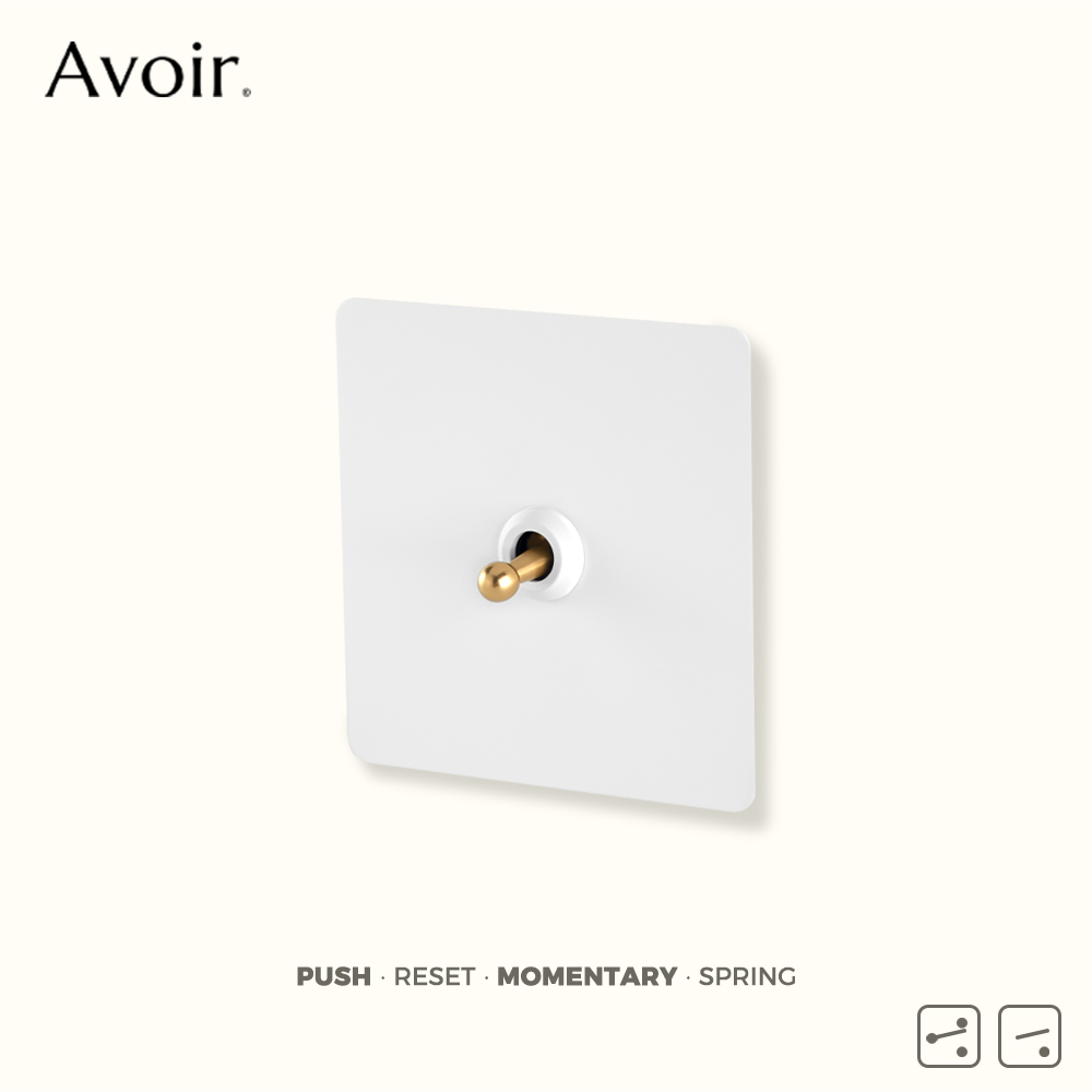 Avoir White Push Button Moment – обзор и цена Push Button Tactile