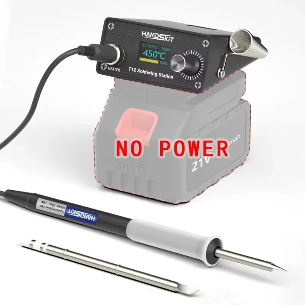 T12 Cordless Portable Solderin – обзор и цена Diy Soldering Station No Electronics