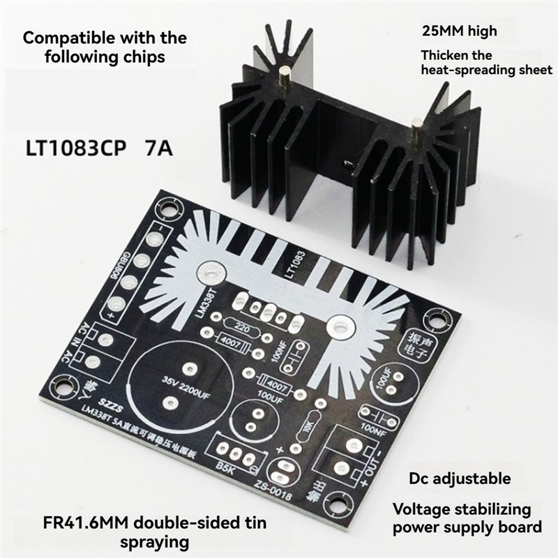 ABZZ-LT1083 7A Output Adjustab – обзор и цена Diy Electronics Supplies