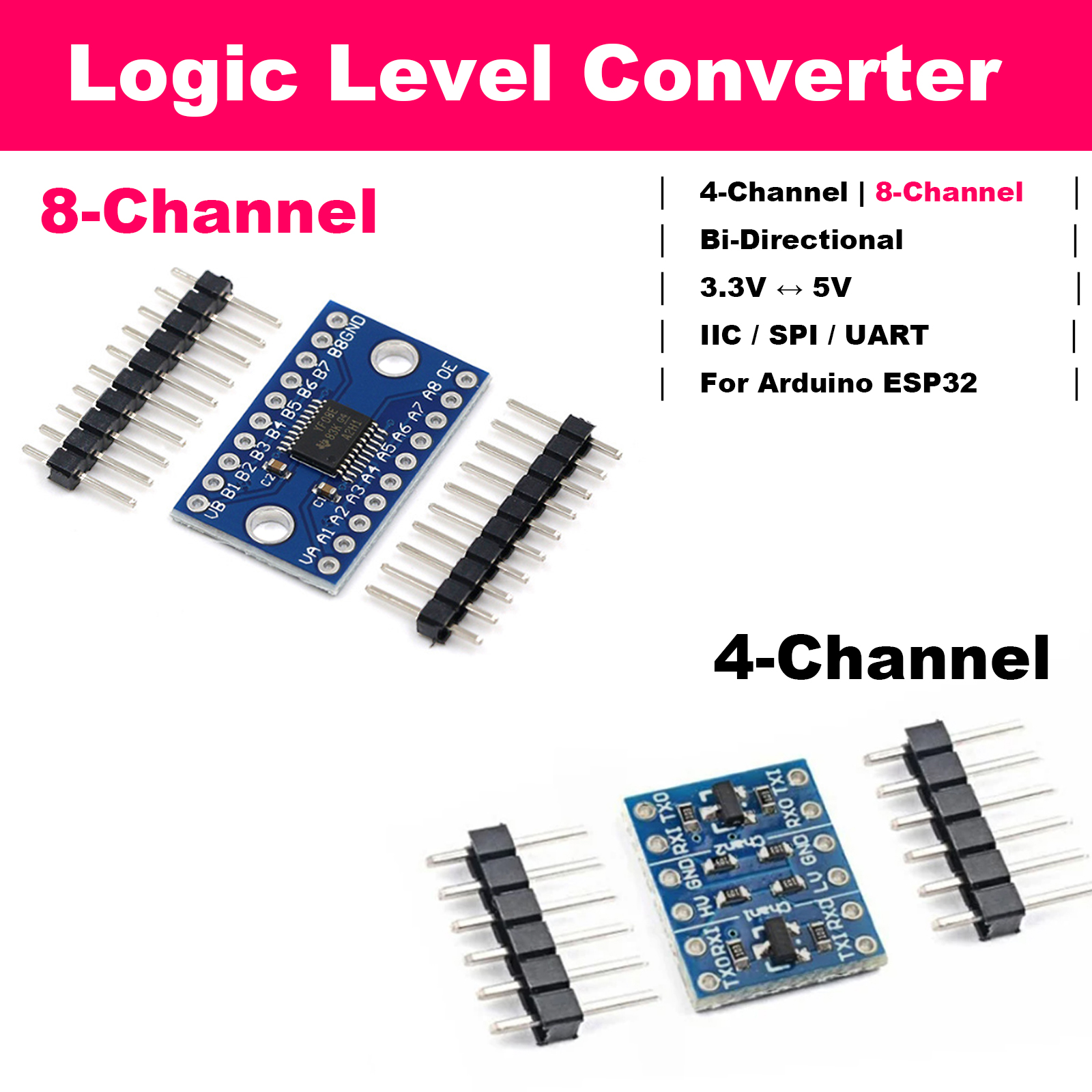 Bi-Directional Logic Level Shi – обзор и цена Diy Electronics Raspberry Pi