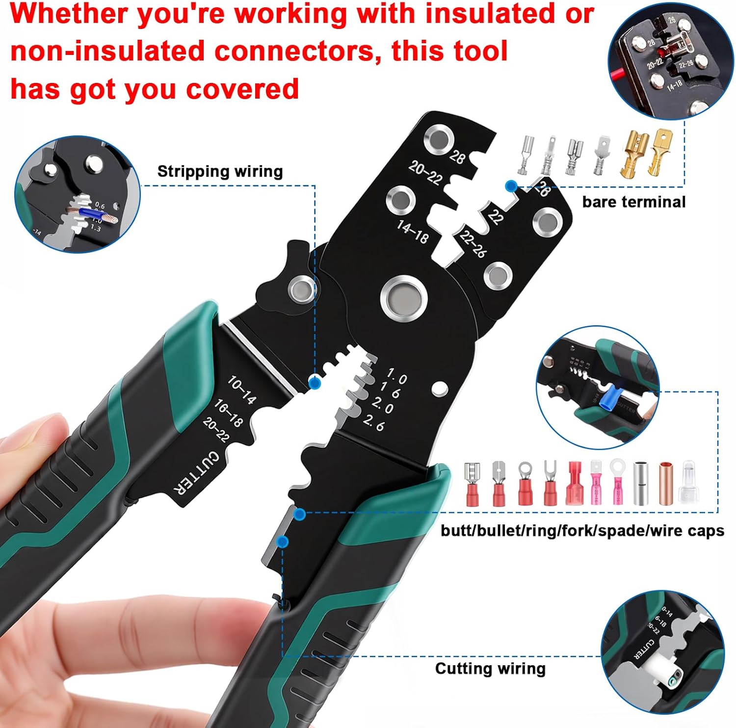 Wire Crimping Tool Multifuncti – обзор и цена Wire Stripper Cutter