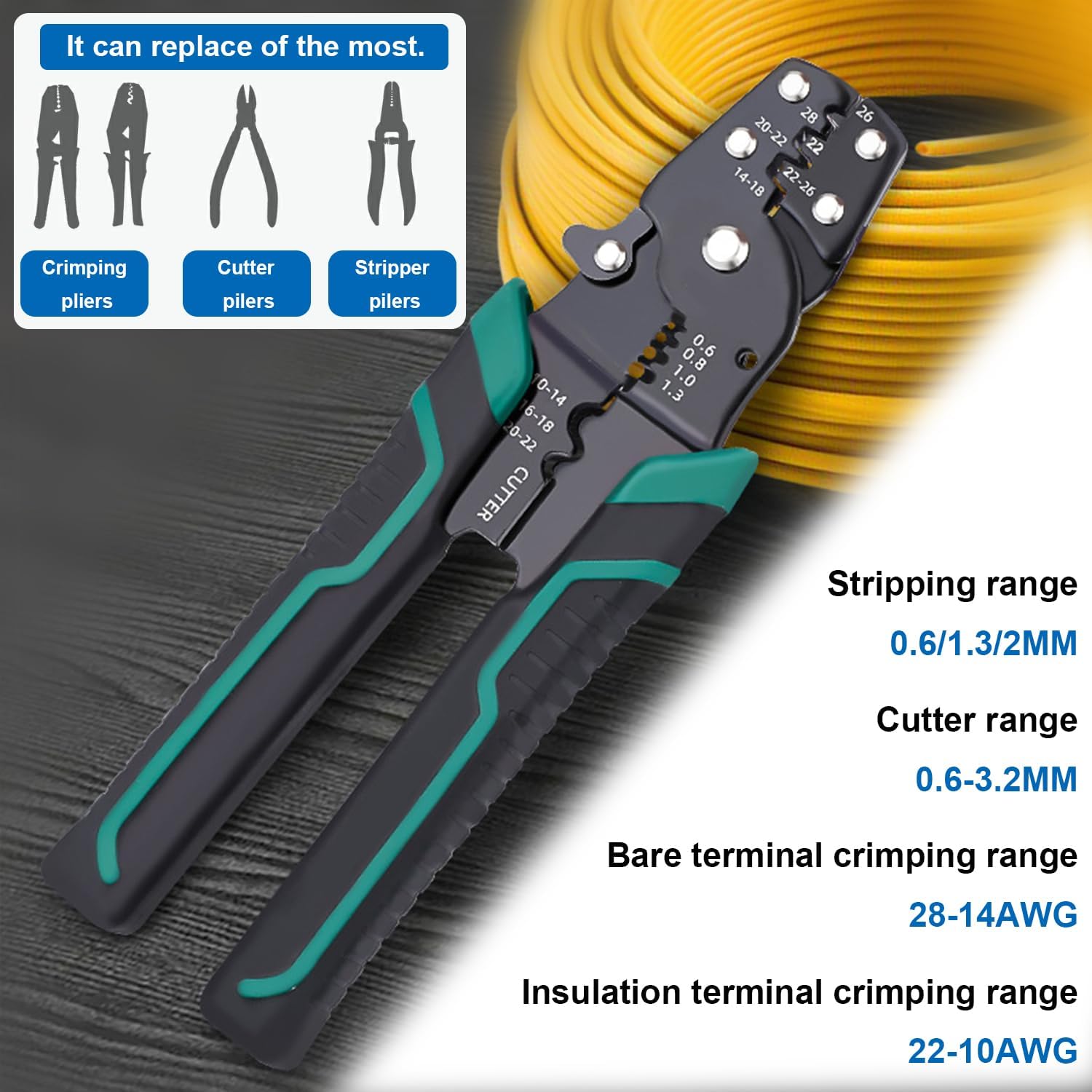 Wire Crimping Tool Multifuncti – обзор и цена Wire Stripper Cutter