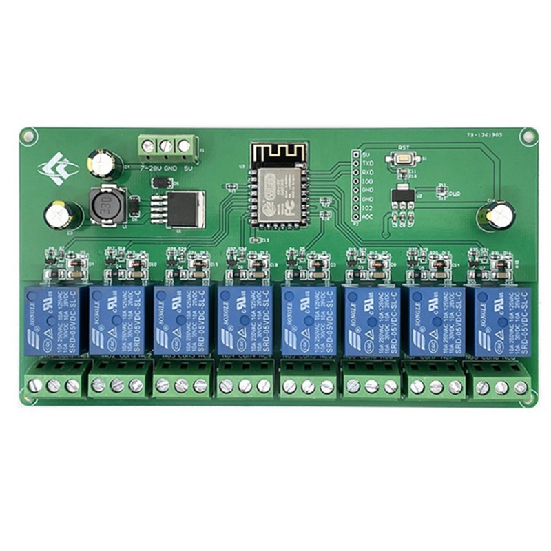 ESP8266 WIFI 8 Channel Relay M – обзор и цена Relay Module 5V