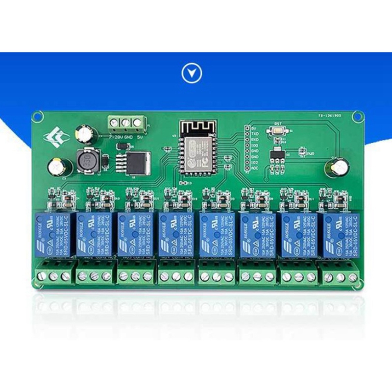 ESP8266 WIFI 8 Channel Relay M – обзор и цена Relay Module 5V