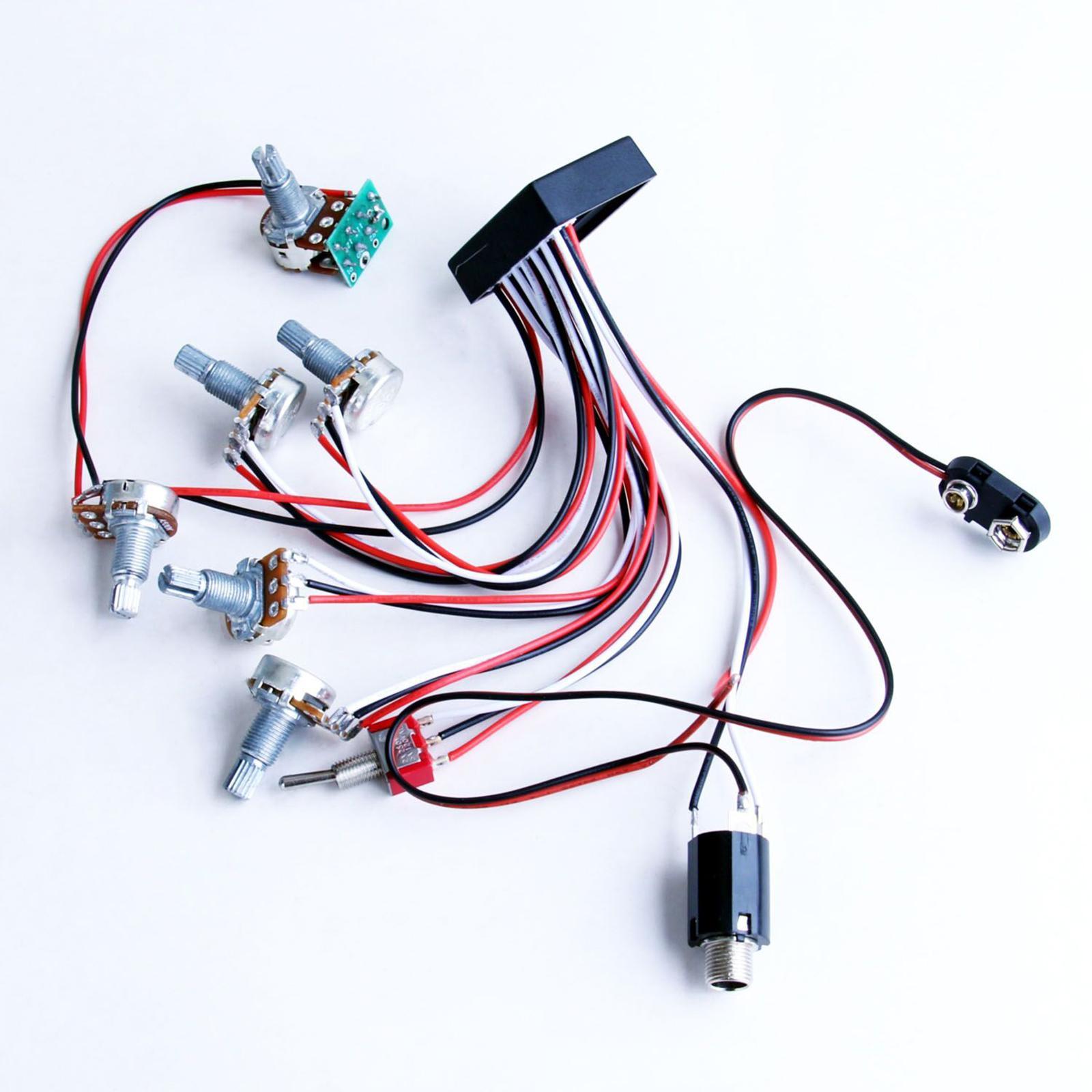 3 Band Active Passive Pickup R – обзор и цена Diy Guitar Electronics Kit