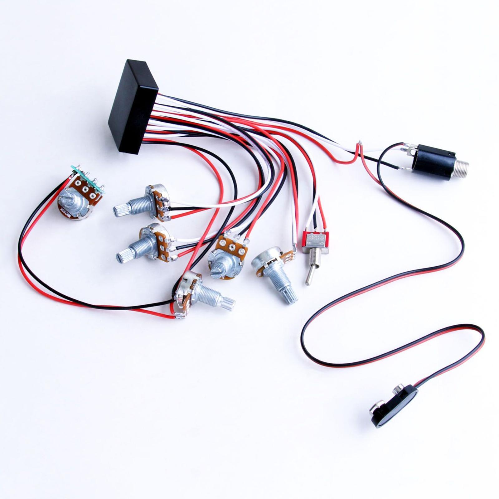 3 Band Active Passive Pickup R – обзор и цена Diy Guitar Electronics Kit