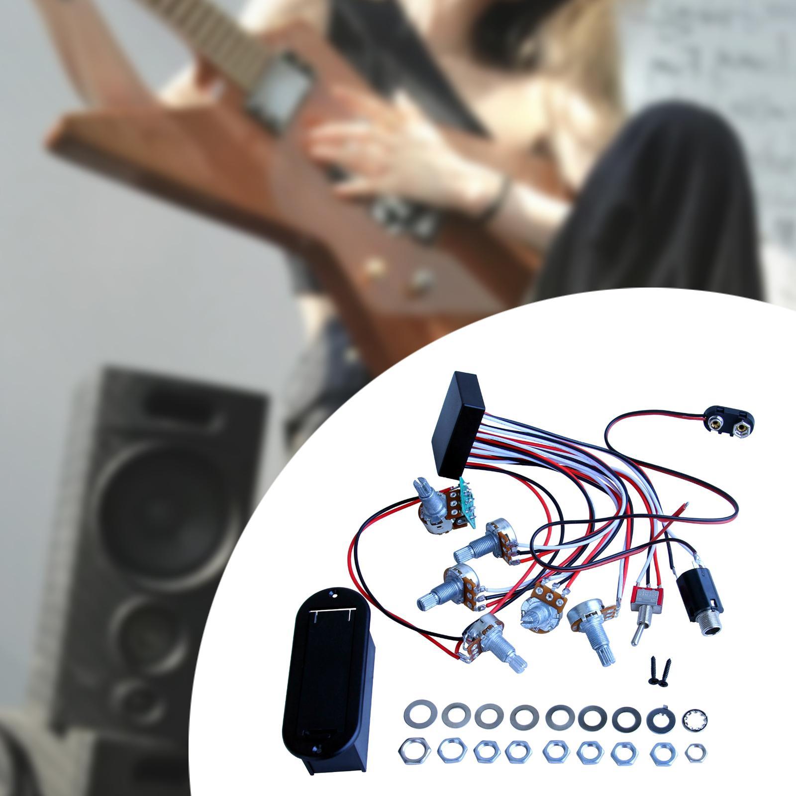 3 Band Active Passive Pickup R – обзор и цена Diy Guitar Electronics Kit