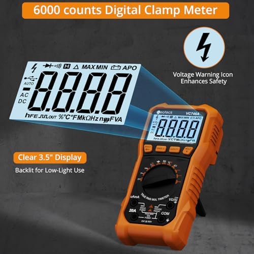 Neoteck 6000 Count TRMS Digita – обзор и цена Multimeter Digital