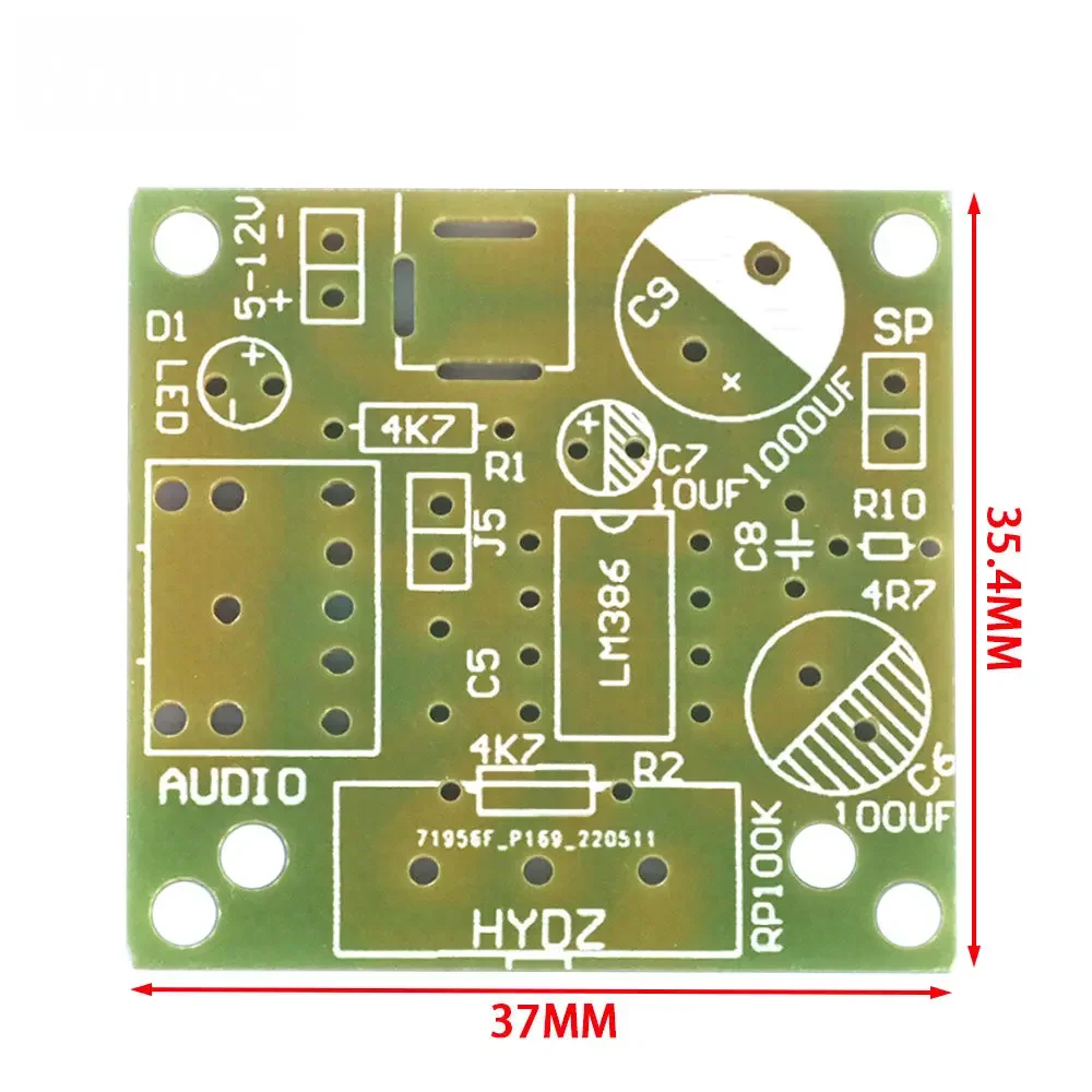 3V-12V LM386 Mini Power Amplif – обзор и цена Diy Guitar Electronics Kit
