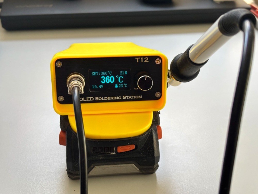 T12 Cordless Soldering Iron Fo – обзор и цена Diy Electronics Bench