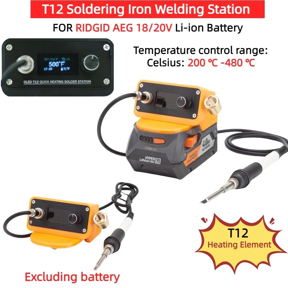 T12 Cordless Soldering Iron Fo – обзор и цена Diy Electronics Bench