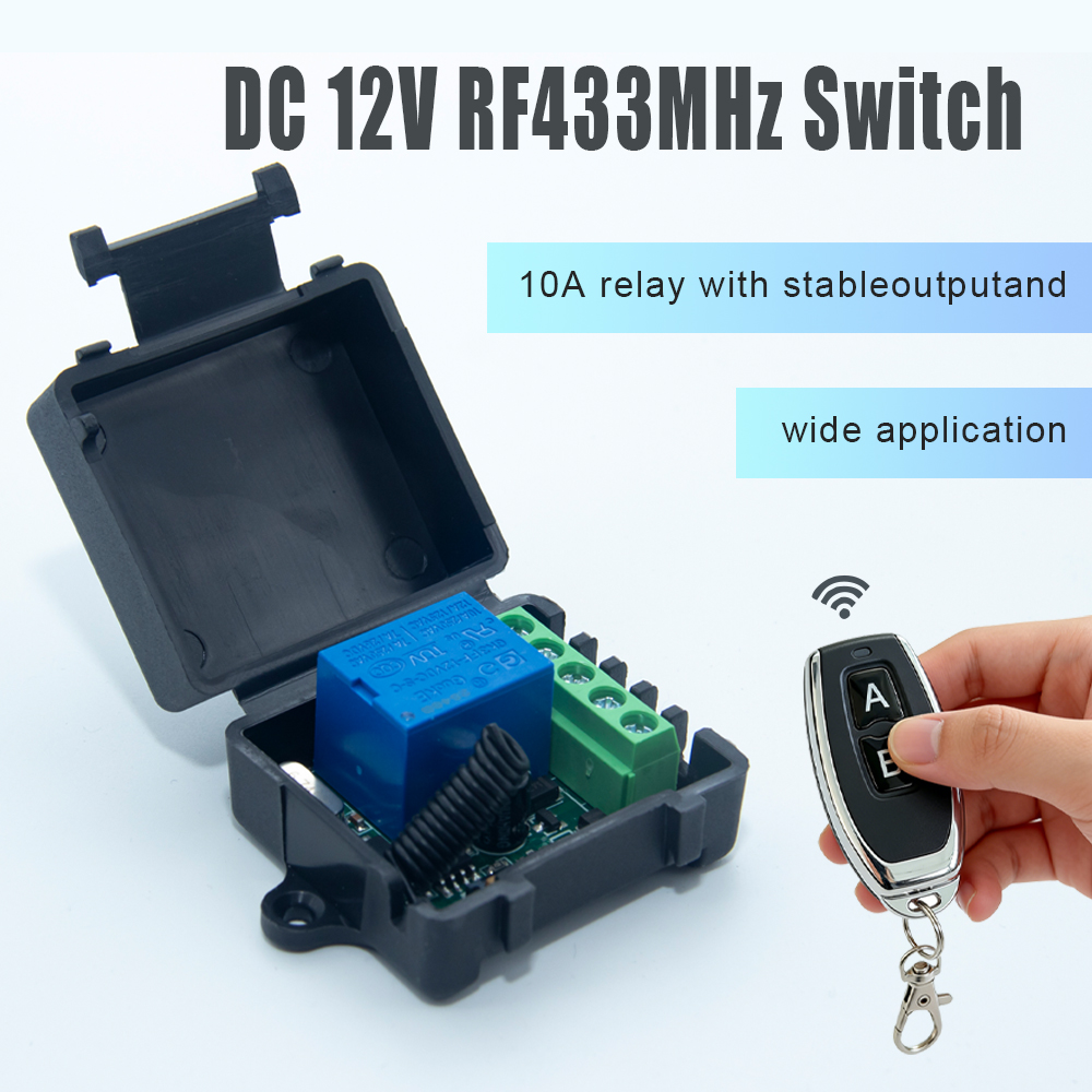 433MHz Wireless Remote Control – обзор и цена Relay Module 5V