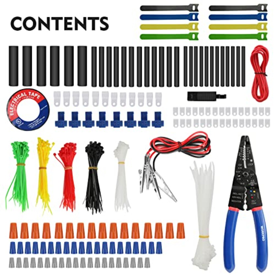 582-Piece Heat Shrink Wire Con – обзор и цена Wire Stripper Cutter
