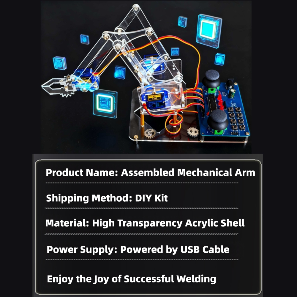Complete DIY Robotic Arm Assem – обзор и цена Diy Electronics Lab