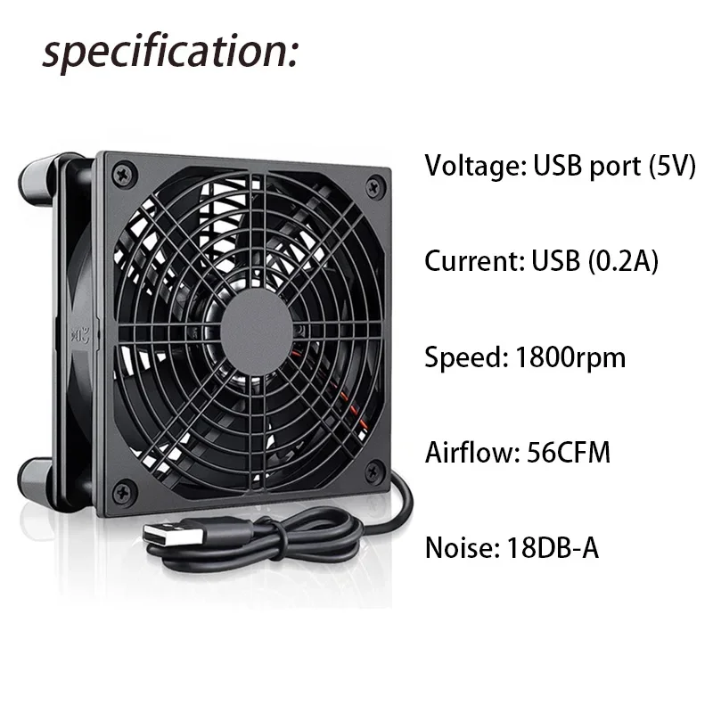 Router Cooling Fan High Airflo – обзор и цена Diy Electronics Housing
