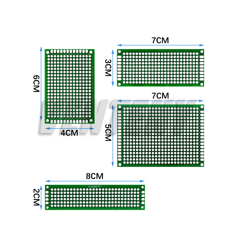 4pcs 5X7 4X6 3X7 2X8 Double Si – обзор и цена Pcb Etching Kit