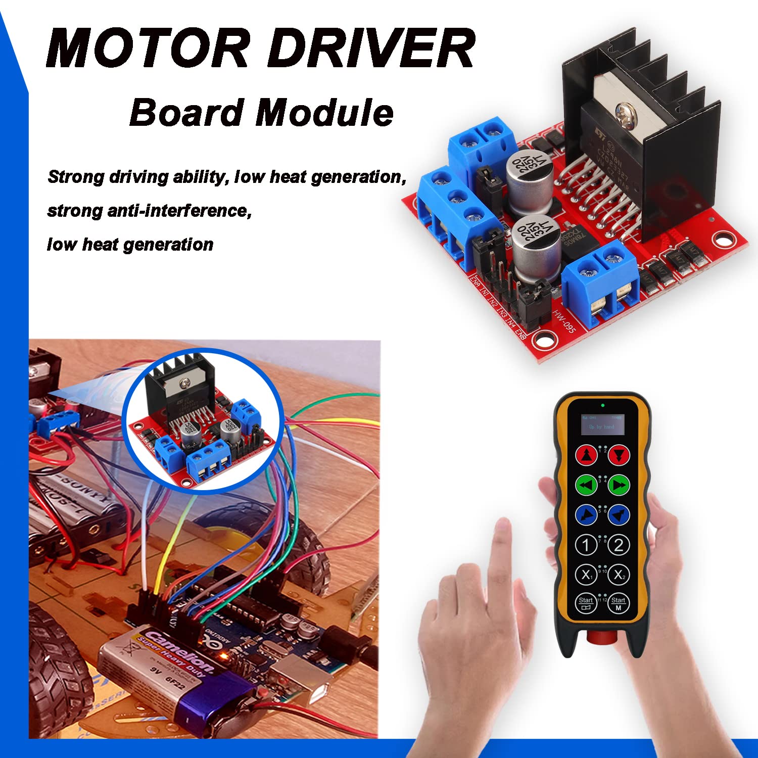 L298N Motor Drive Controller B – обзор и цена L298N Motor Driver