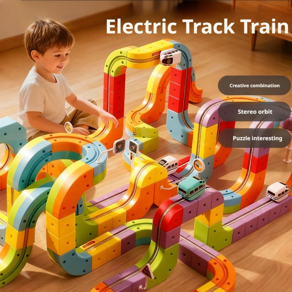 DIY Assembly Magic Track Train – обзор и цена Diy Electronics Toys