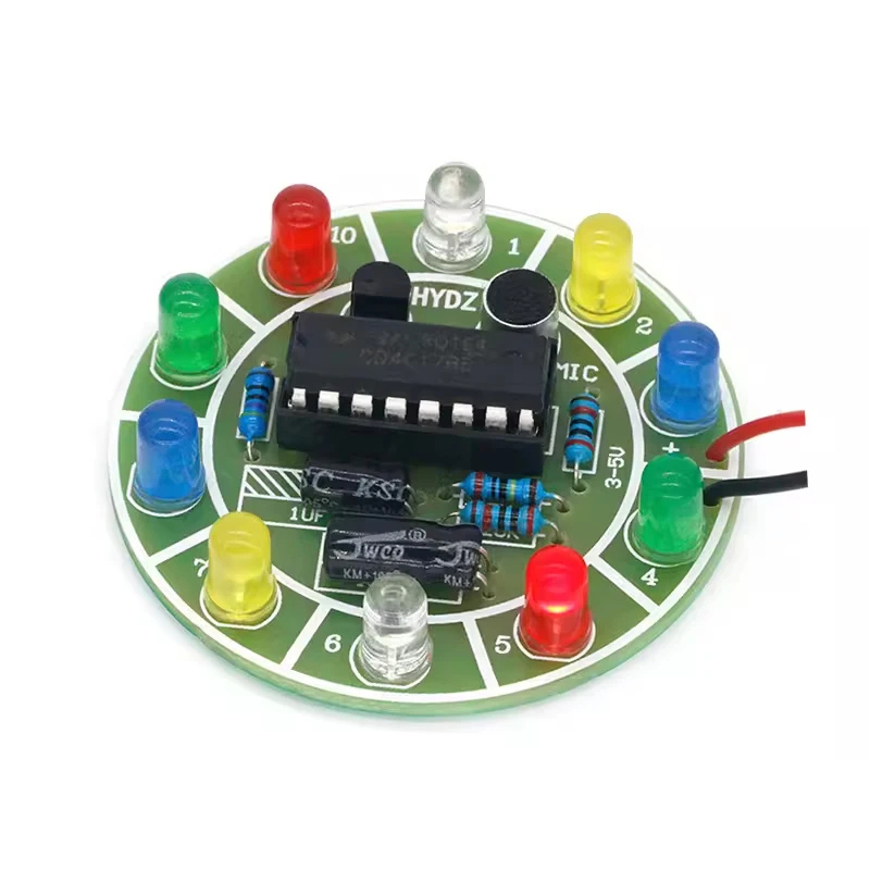 CD4017 Colorful Voice Control  – обзор и цена Diy Electronics Lab