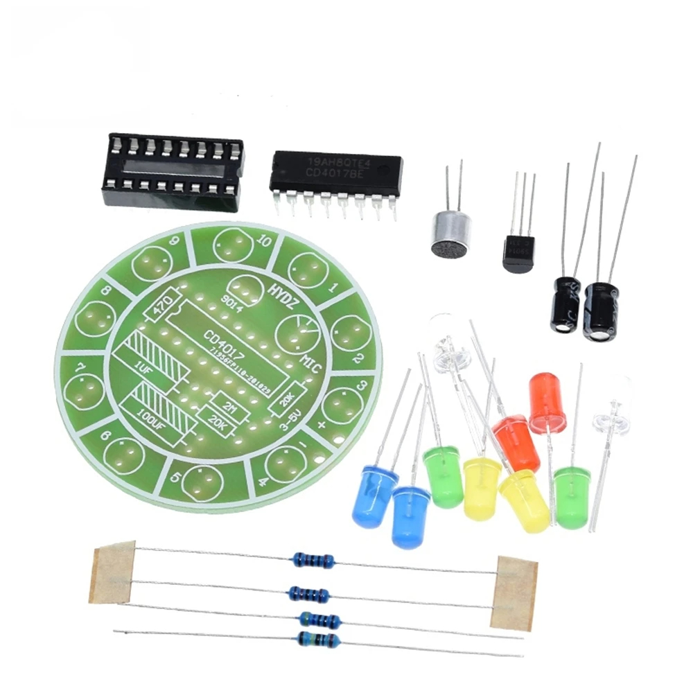 CD4017 Colorful Voice Control  – обзор и цена Diy Electronics Lab