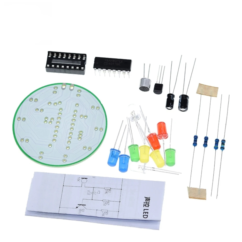 CD4017 Colorful Voice Control  – обзор и цена Diy Electronics Lab