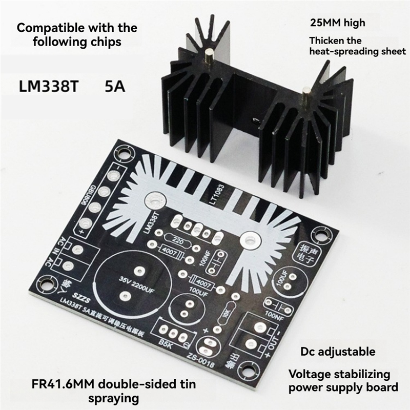 A13E-LM338 5A Output Filament  – обзор и цена Diy Electronics Supplies