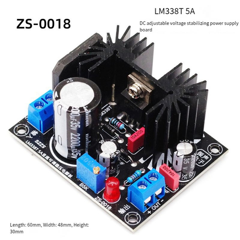 A13E-LM338 5A Output Filament  – обзор и цена Diy Electronics Supplies