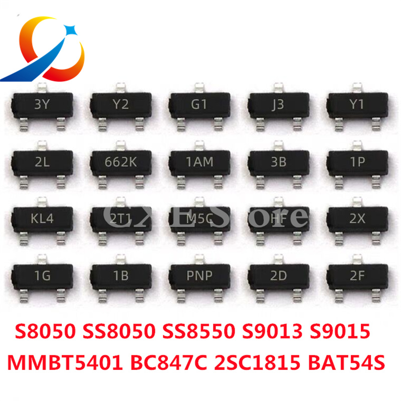 100PCS SMD Transistor S8050 S8 – обзор и цена Mosfet Transistor Set