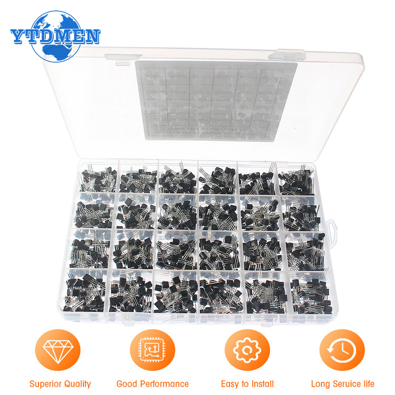 50-900PCS Transistors kit NPN  – обзор и цена Mosfet Transistor Set