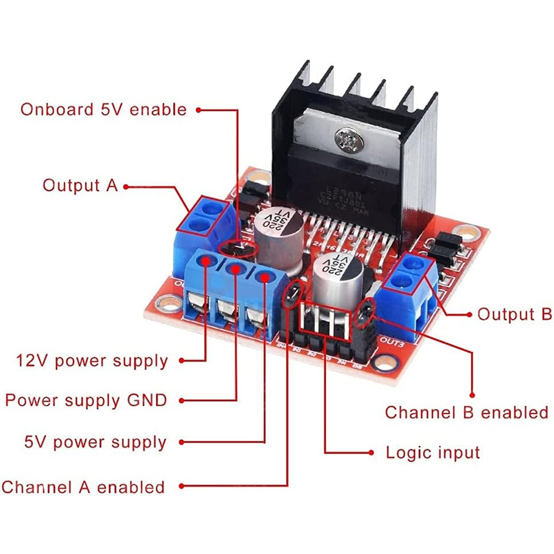 L298N driver board module L298 – обзор и цена L298N Motor Driver