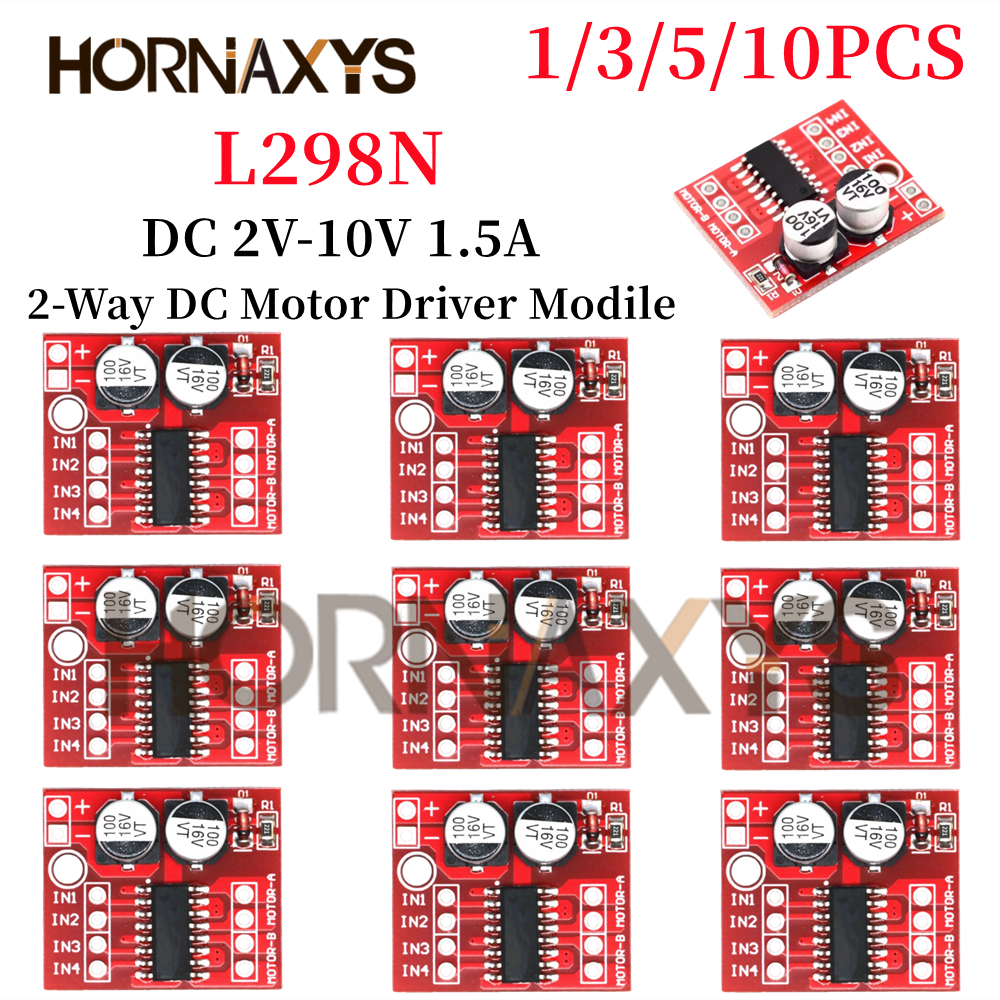 1-10PCS MX1508 DC Motor Driver – обзор и цена L298N Motor Driver