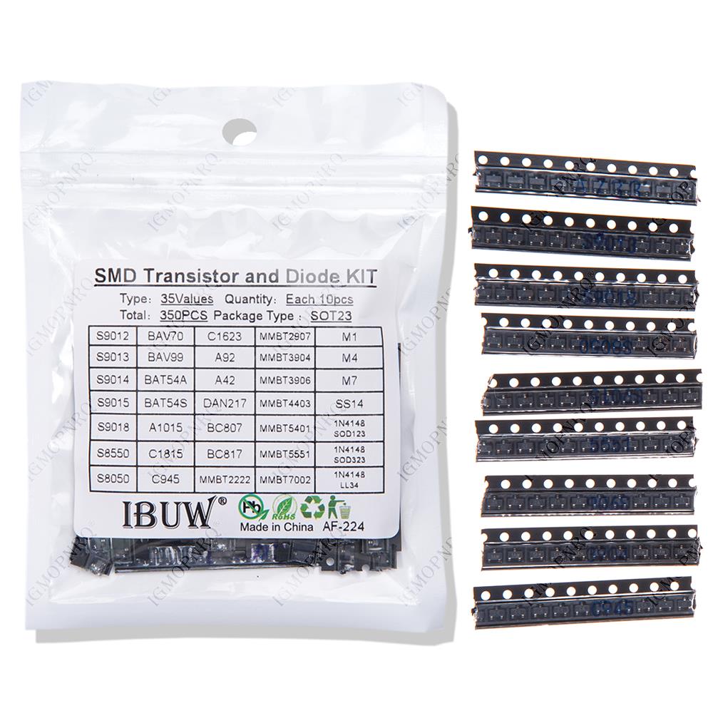35values*10PCS=350PCS SMD SMT  – обзор и цена Mosfet Transistor Set