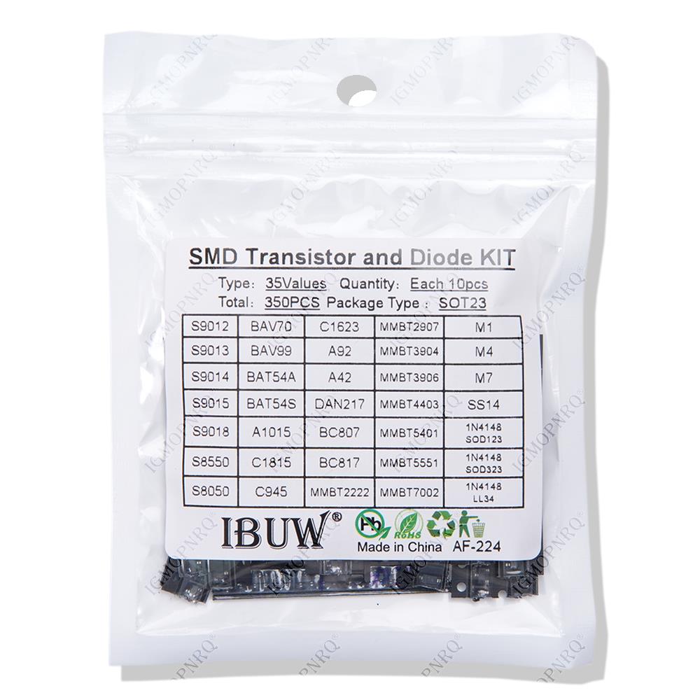 35values*10PCS=350PCS SMD SMT  – обзор и цена Mosfet Transistor Set