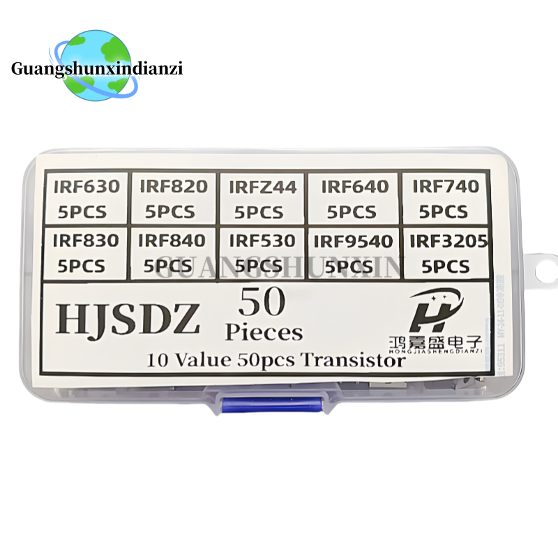 50pcs 10 Types Mosfet Transist – обзор и цена Mosfet Transistor Set