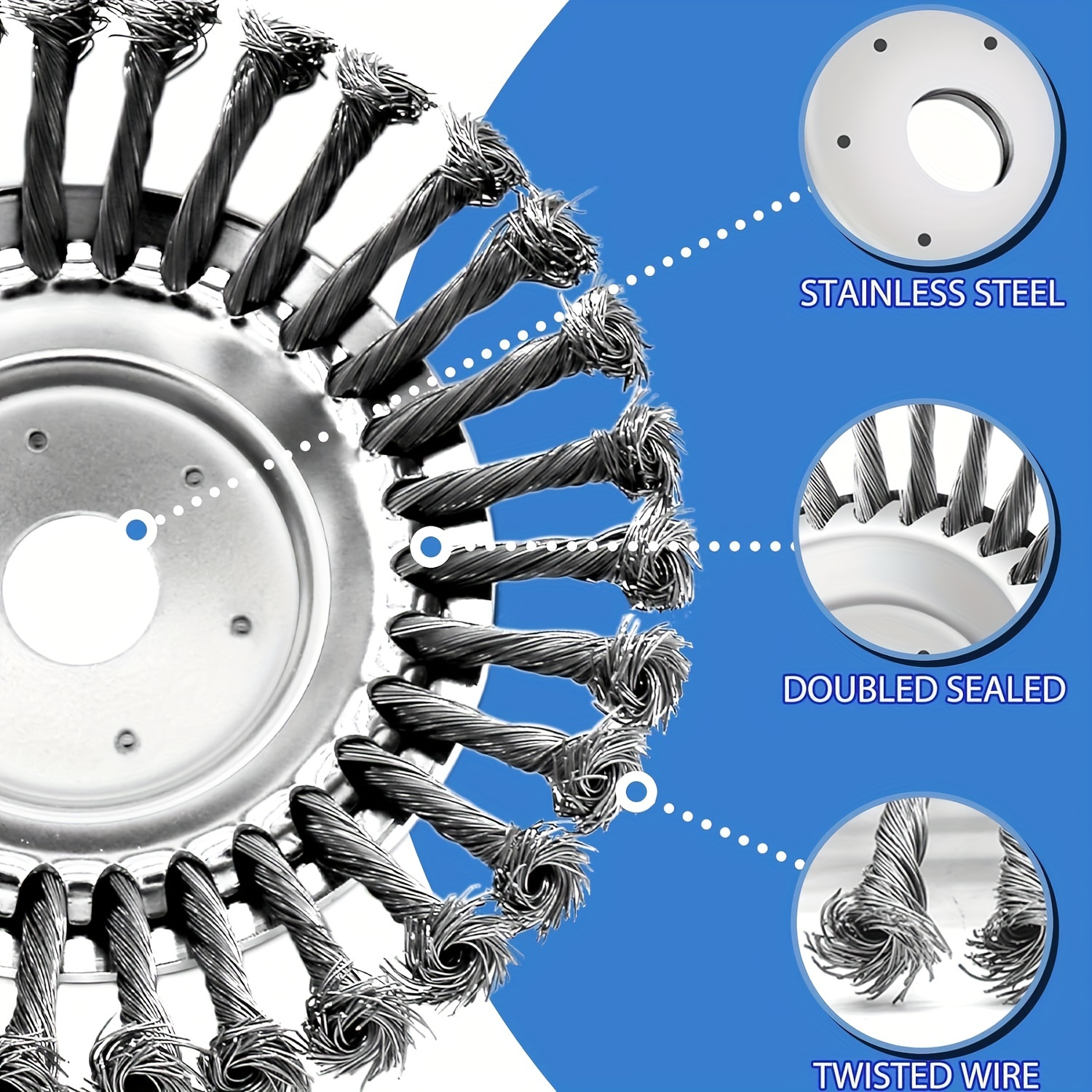 Steel Wire Wheel Garden Weed B – обзор и цена Wire Stripper Cutter
