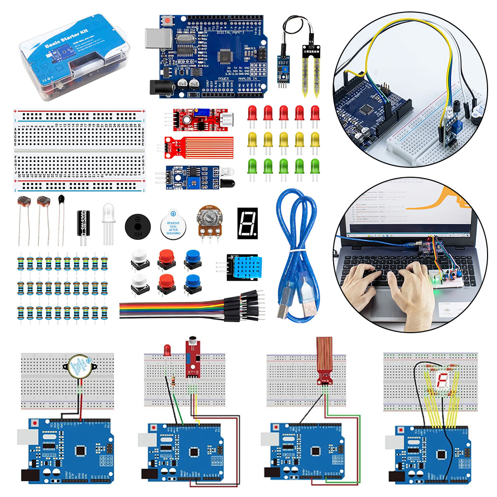 Electronics Basic Starter Kit  – обзор и цена Diy Electronics Supplies